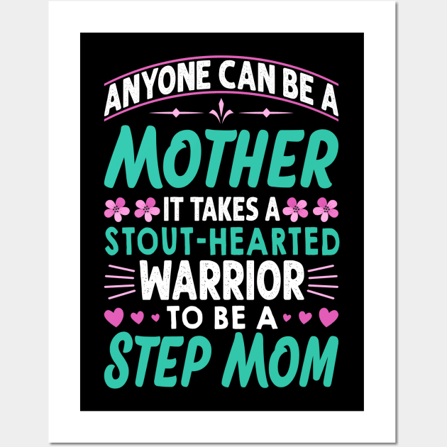 Step Mom Mother's Day Tee Wall Art by Special Tees